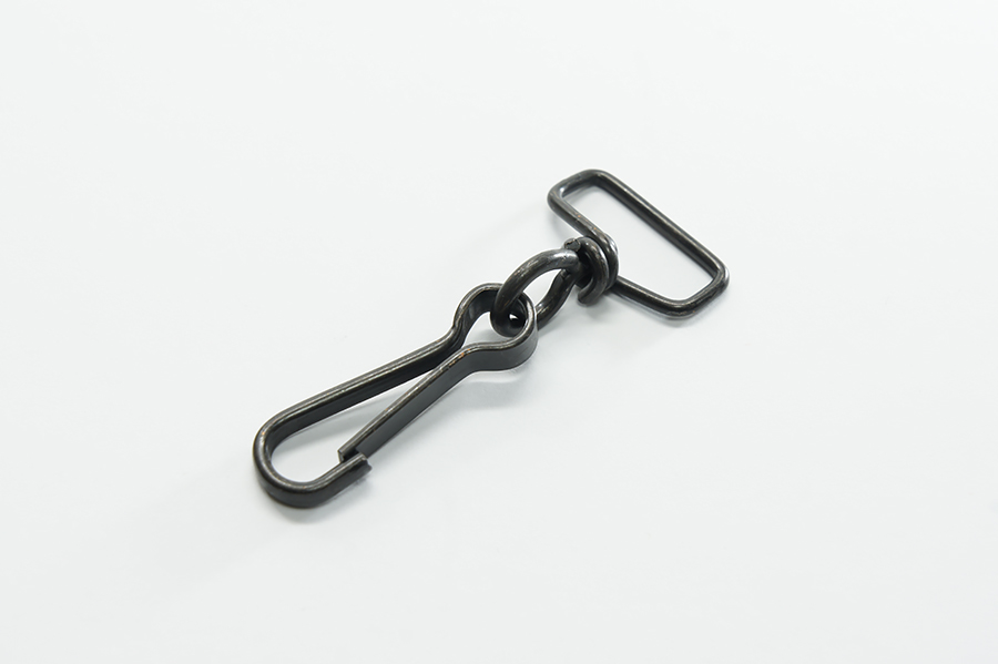 Карабін 35 мм з рамкою 25 мм Castiglioni простий, з рамкою оксид