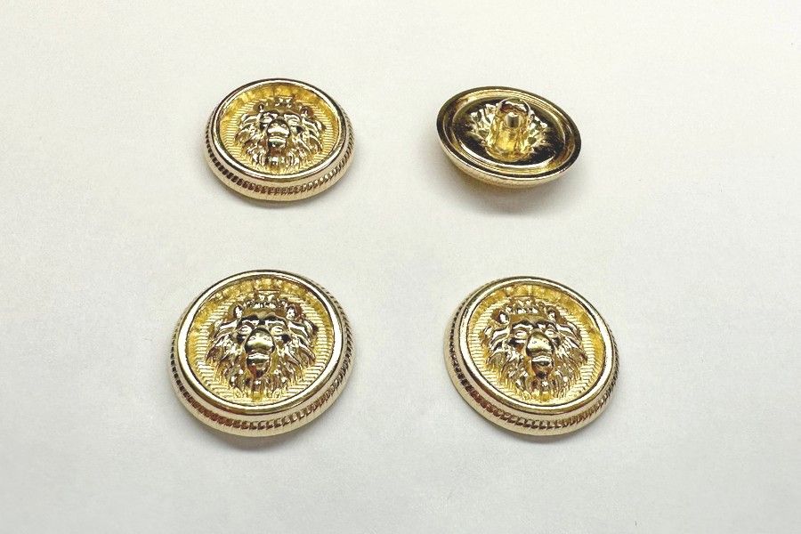 Гудзик на ніжці 15 мм Mertbutton золото SMB-318