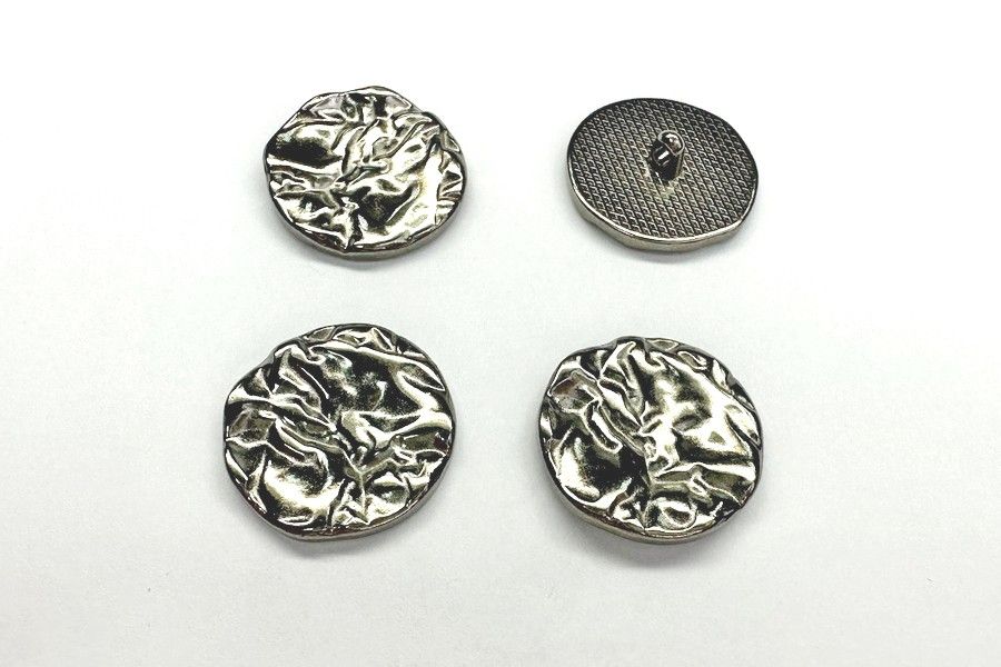 Гудзик на ніжці 15 мм Mertbutton нікель чорний SMB-263