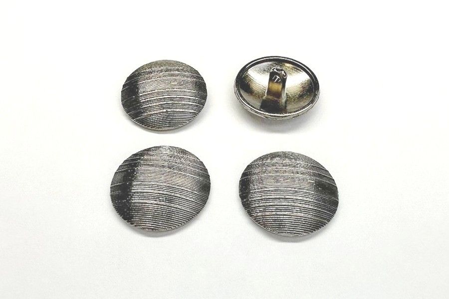 Гудзик на ніжці 18 мм Mertbutton нікель чорний SMB-6370