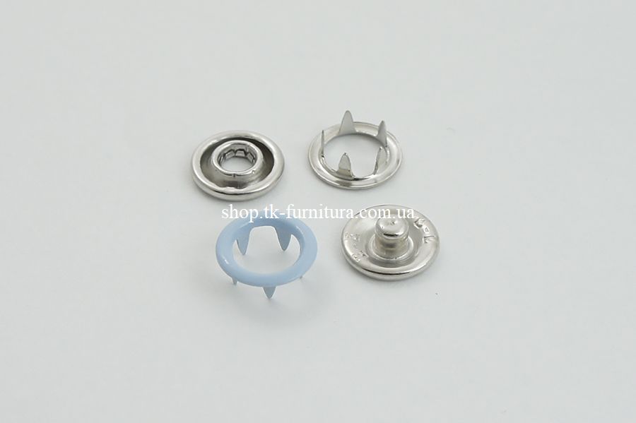 Кнопка 9 мм Spring NS New Star блакитний світлий 375-566-NS