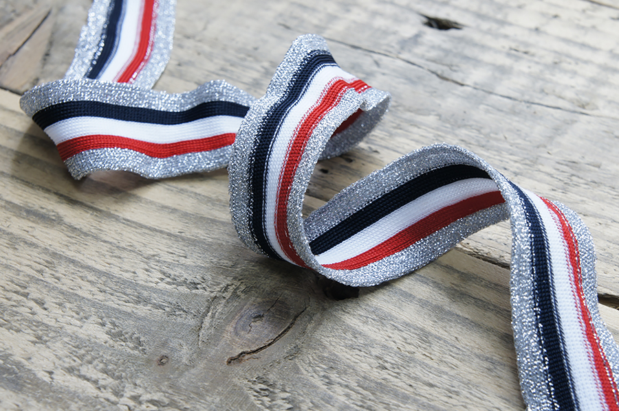 Тасьма лампас 25 мм Mertbutton