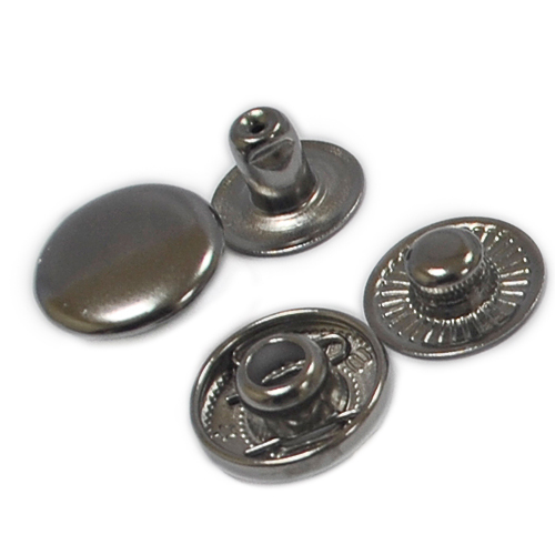 Кнопка 15 мм Alfa NS New Star пробивна оксид