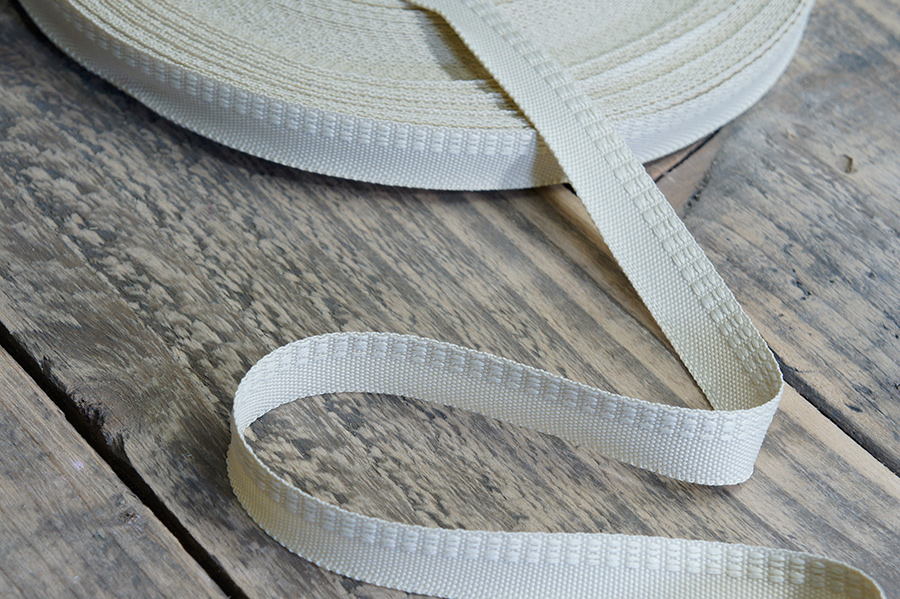 Тасьма для штанів 15 мм бежевий