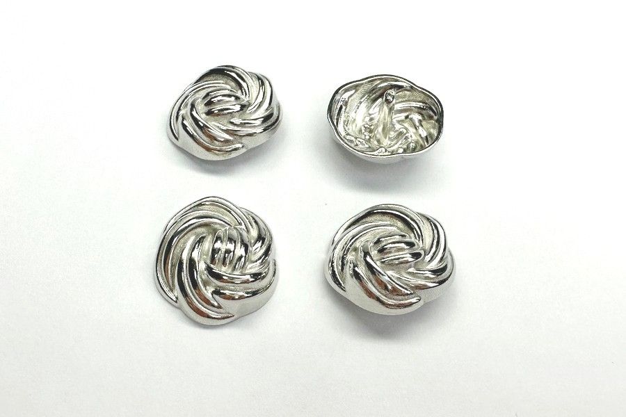 Гудзик на ніжці 23 мм Mertbutton нікель SMB-422