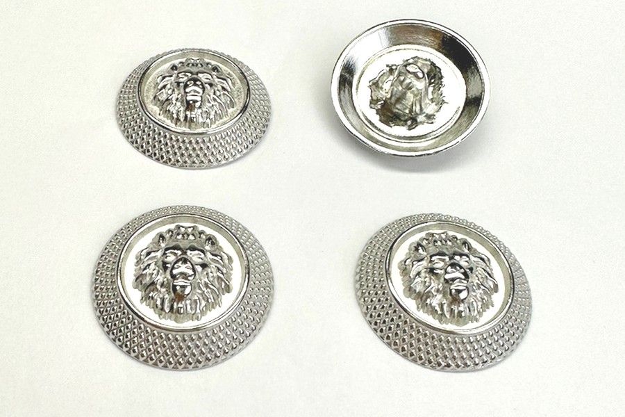 Гудзик на ніжці 23 мм Mertbutton нікель SMB-375