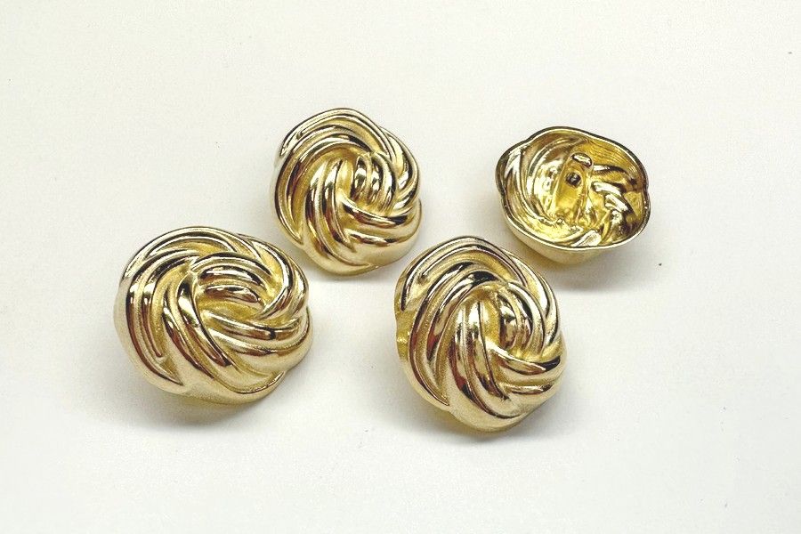 Гудзик на ніжці 23 мм Mertbutton золото SMB-422