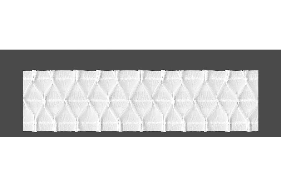 Тасьма для збірки 75 мм коеф. 1:2, вафельна 11-75-200-1