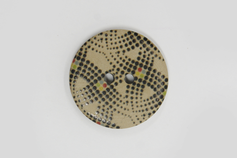 Гудзик 23 мм Mertbutton 2 отвори з принтом різнокольоровий ТВ-021-36-777