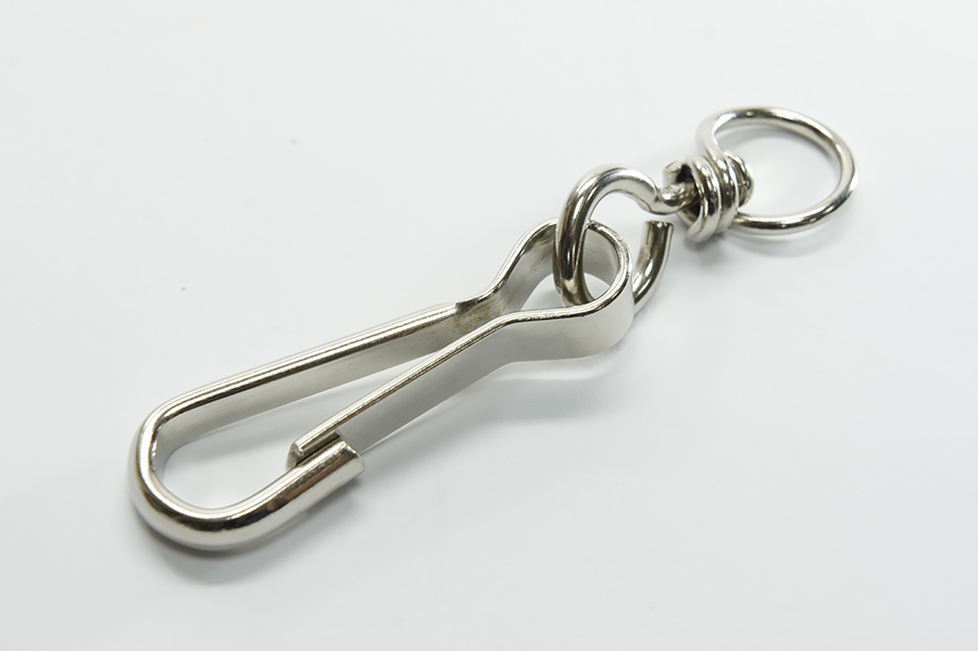 Карабін 60 мм з кільцем 10 мм Castiglioni простий, з кільцем