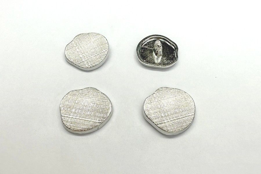 Гудзик на ніжці 32 мм Mertbutton нікель SMB-211