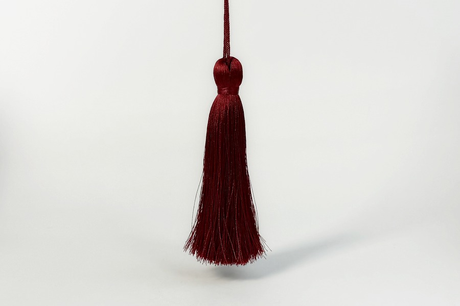 Китиці декоративні 110 мм MH кутаси теракотовий темний