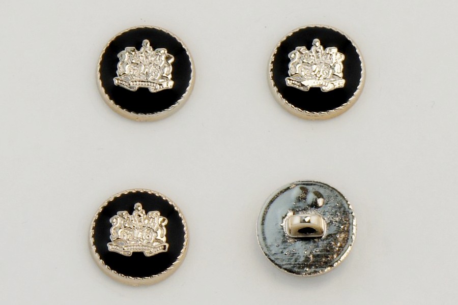 Гудзик на ніжці 18 мм Mertbutton металізований ATS-135