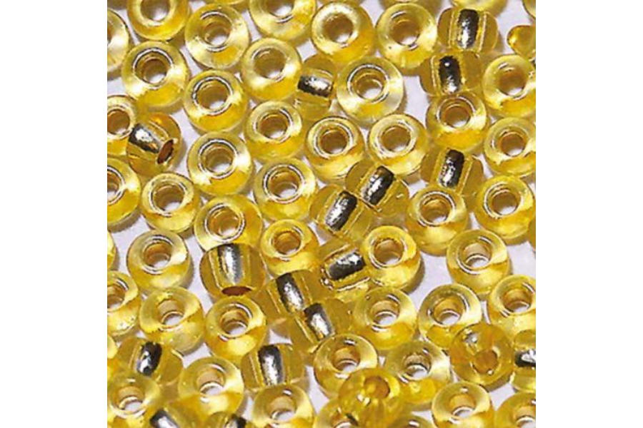Бісер Preciosa 78181 №10 прозорий сольгель жовтий лимонний 2,3 мм