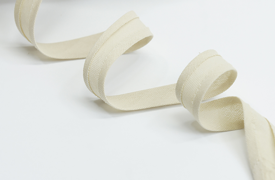 Бейка 20 мм матова, підвернута молочний