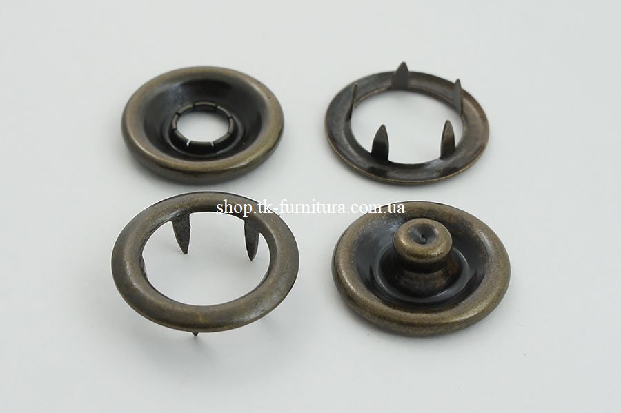 Кнопка 21 мм Spring NS New Star стара латунь