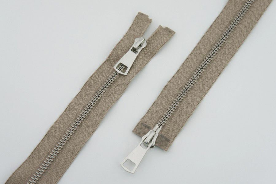 Блискавка MH Тип 5, 2 замка бежевий світлий 90 см 5MTO-90-573-nik