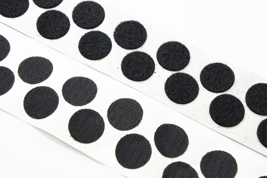 Застібка 25 мм клейова Dostband" комплект клейова, коло чорний