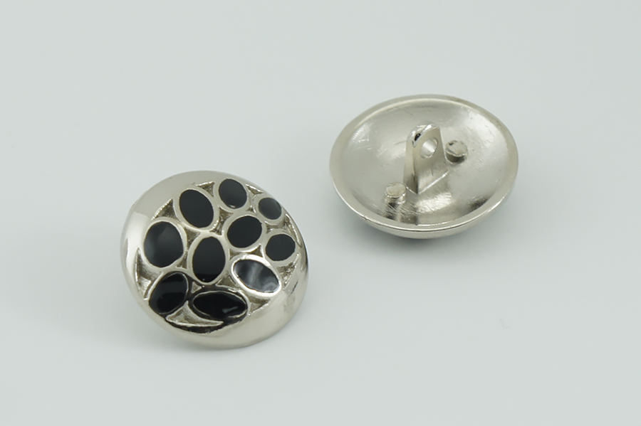 Гудзик на ніжці 23 мм Mertbutton срібло АДС АДС-548-36-silver