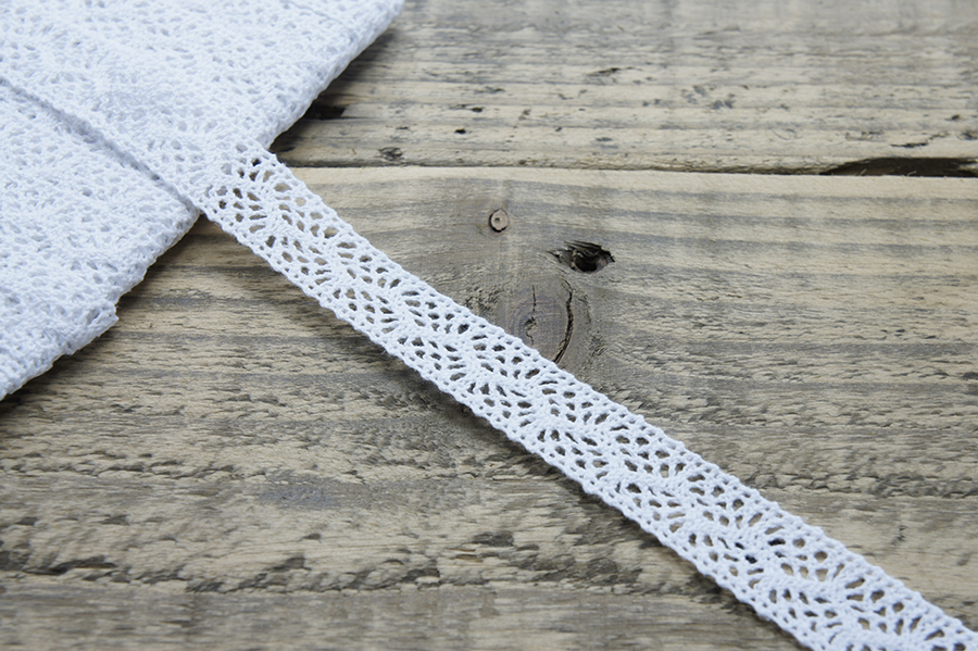 Мереживо бавовна 23 мм MH білий