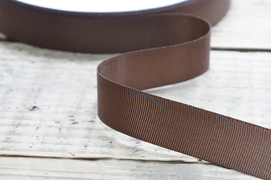 Тасьма 25 мм коричневий