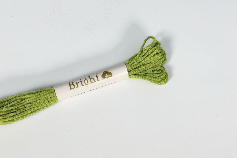 Муліне Bright бавовна салатовий яскравий 4707