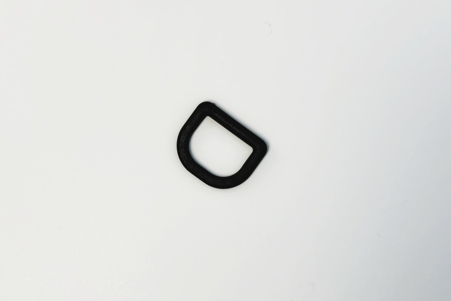 Напівкільце пластик 25мм Castiglioni одинарна чорний