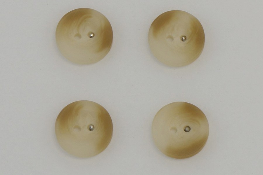 Гудзик 18 мм Mertbutton 2 отвори класичний бежевий