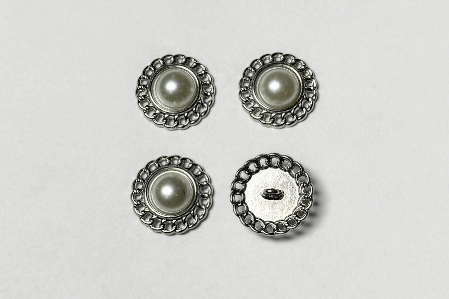 Гудзик на ніжці 23 мм Mertbutton нікель UTS-63