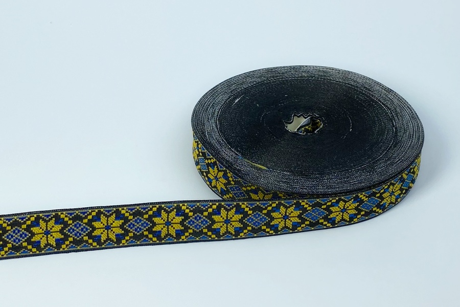 Тасьма 23 мм золотистий світлий 12В29-15-0372/1216