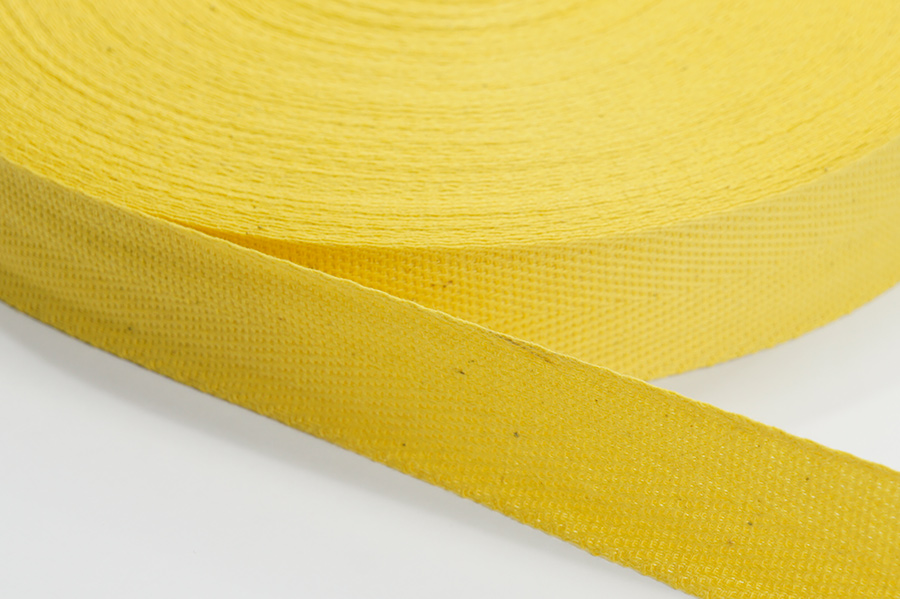 Стрічка кіперна 35 мм Лента жовтий