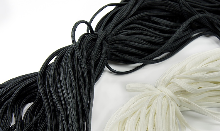 Шнур 5.0 мм для взуття 2-224 Лента чорний