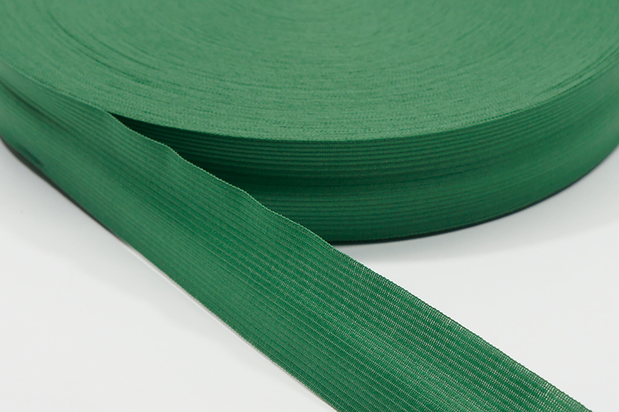 Тасьма 32 мм в'язана зелений