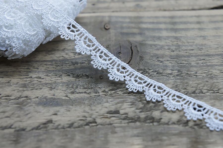 Мереживо гіпюр 15 мм MH білий