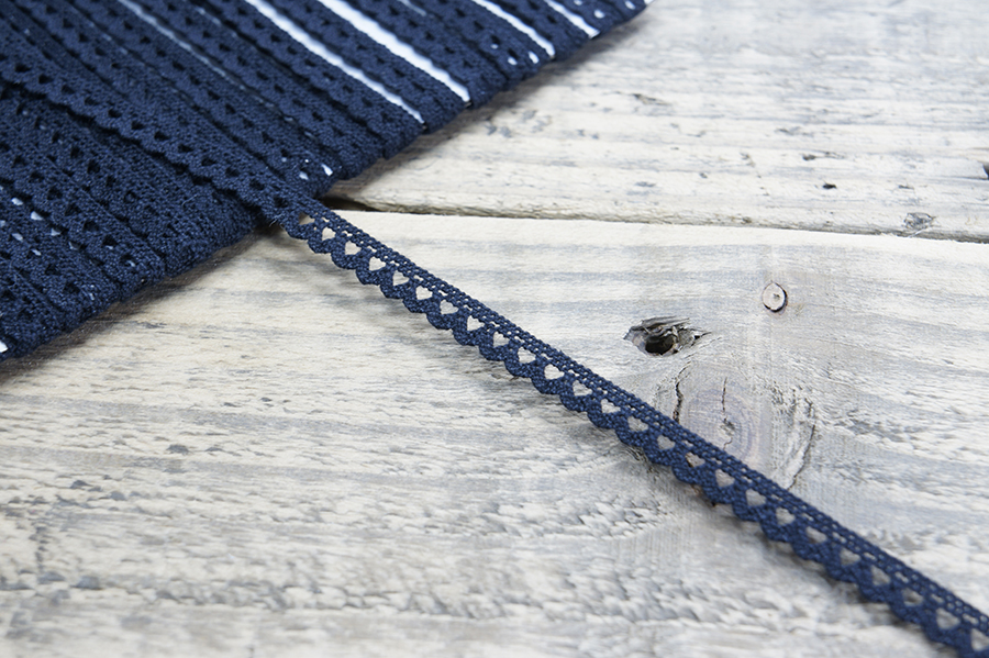 Мереживо бавовна 7 мм MH чорний