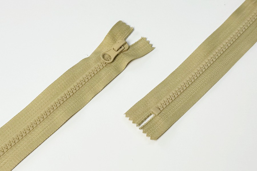 Блискавка MH Тип 5, нероз'ємні бежевий 18 см