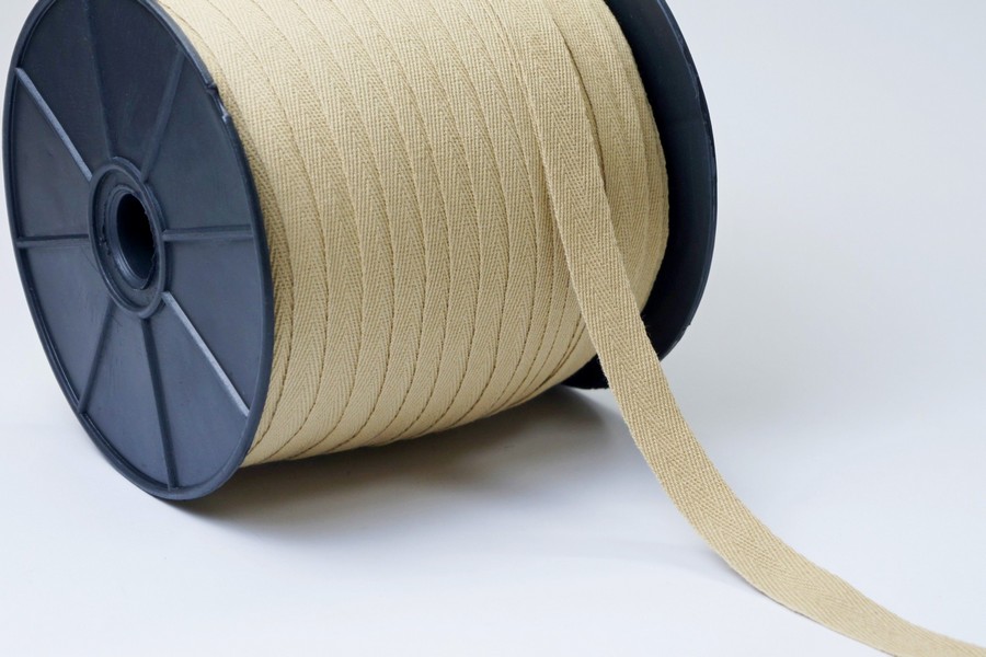 Стрічка кіперна 20 мм бежевий золотистий