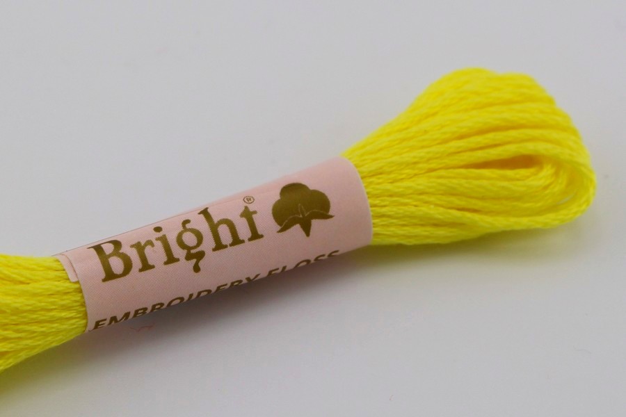 Муліне Bright бавовна жовтий лимонний 0206