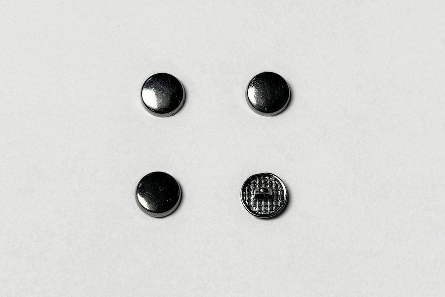 Гудзик на ніжці 12,5 мм Mertbutton нікель чорний CN-26