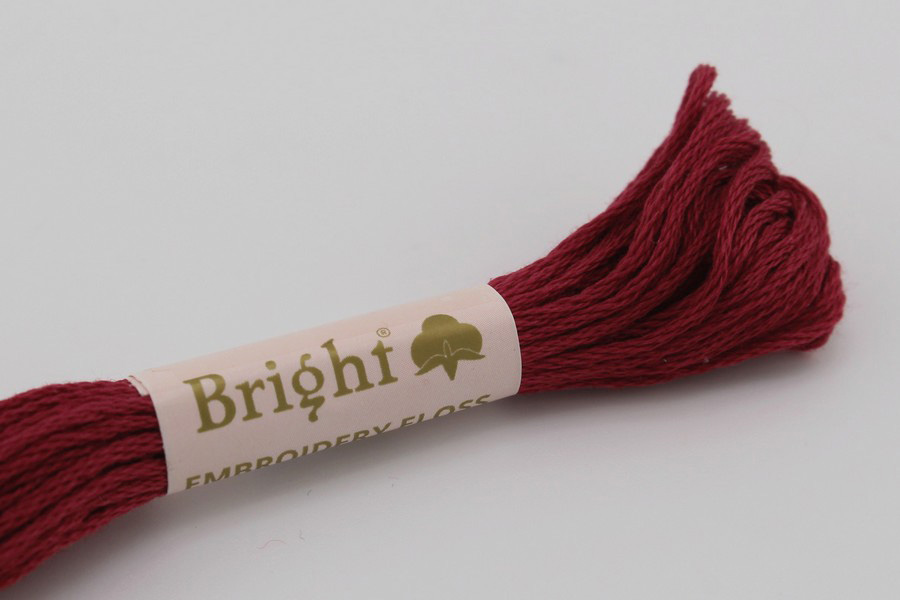 Муліне Bright бавовна малиновий 0909