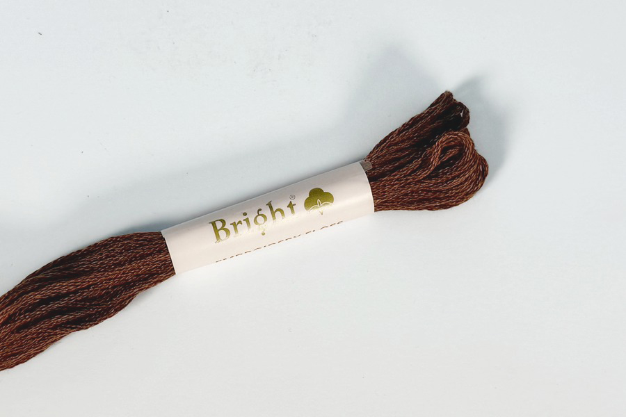 Муліне Bright бавовна коричневий 5812