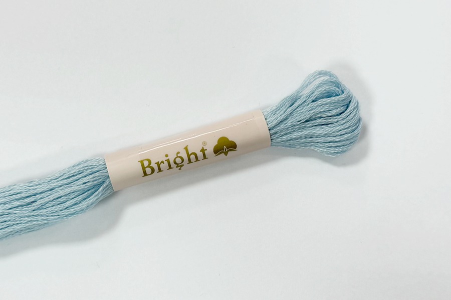 Муліне Bright бавовна блакитний блідий 2704