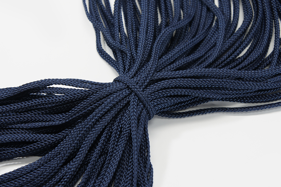 Шнур 5.0 мм для взуття 2330 синій темний