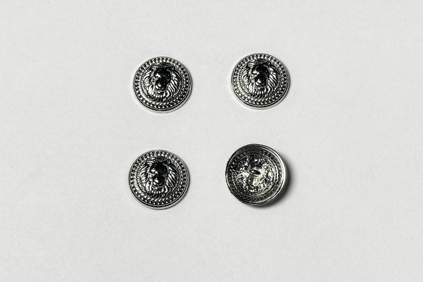 Гудзик на ніжці 18 мм Mertbutton нікель чорний UTS-48